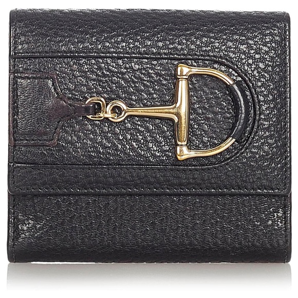 Gucci Black Hasler Leather Small Wallet - Picture 7 of 9